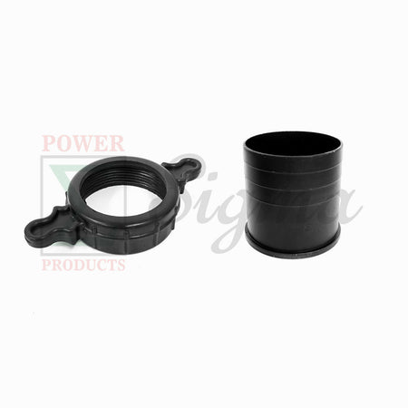 Black Plastic 3" Inches Water Pump Hose Female Connector Coupler Kit image 0