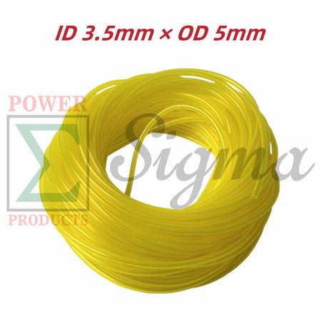 Fuel Gas Line Hose Tubing Pipe 3.5mm ID x 5mm OD For Chainsaw Cutter Blower String Trimmer Weed Whackers Spare Part Gas Engine  9/64" ID X 3/16" OD 10FT image 1