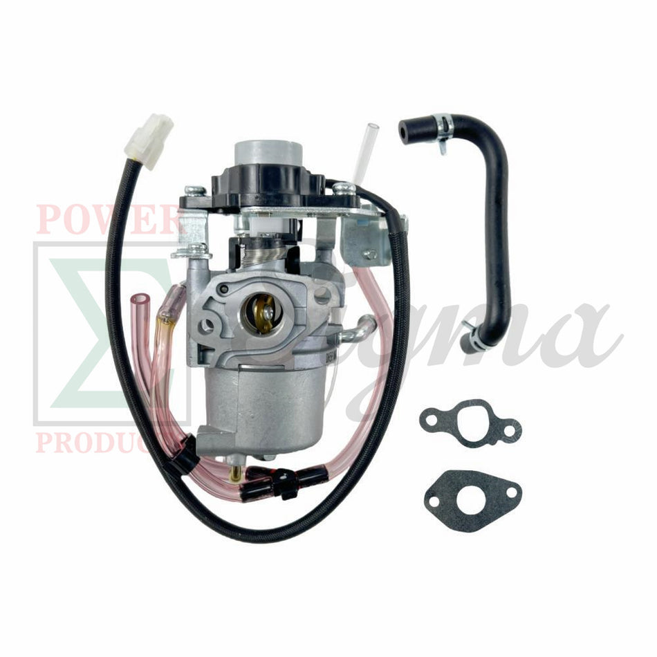 Carburetor Replacement with Stepper Motor, Gaskets & Fuel Line for Westinghouse iGen1500c Inverter Generator, 56cc Engine, 1000W Running / 1500W Peak image 0