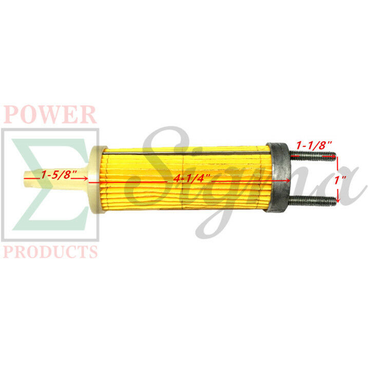 In-Tank Fuel Filter with 5-7/8" (150mm) Overall Length for 186F 186FA 186FE 186FAE 10HP China Diesel Engine and Replacement Fuel Filter for Yanmar L90 L100 LA100 – Part #114650-55120 image 3