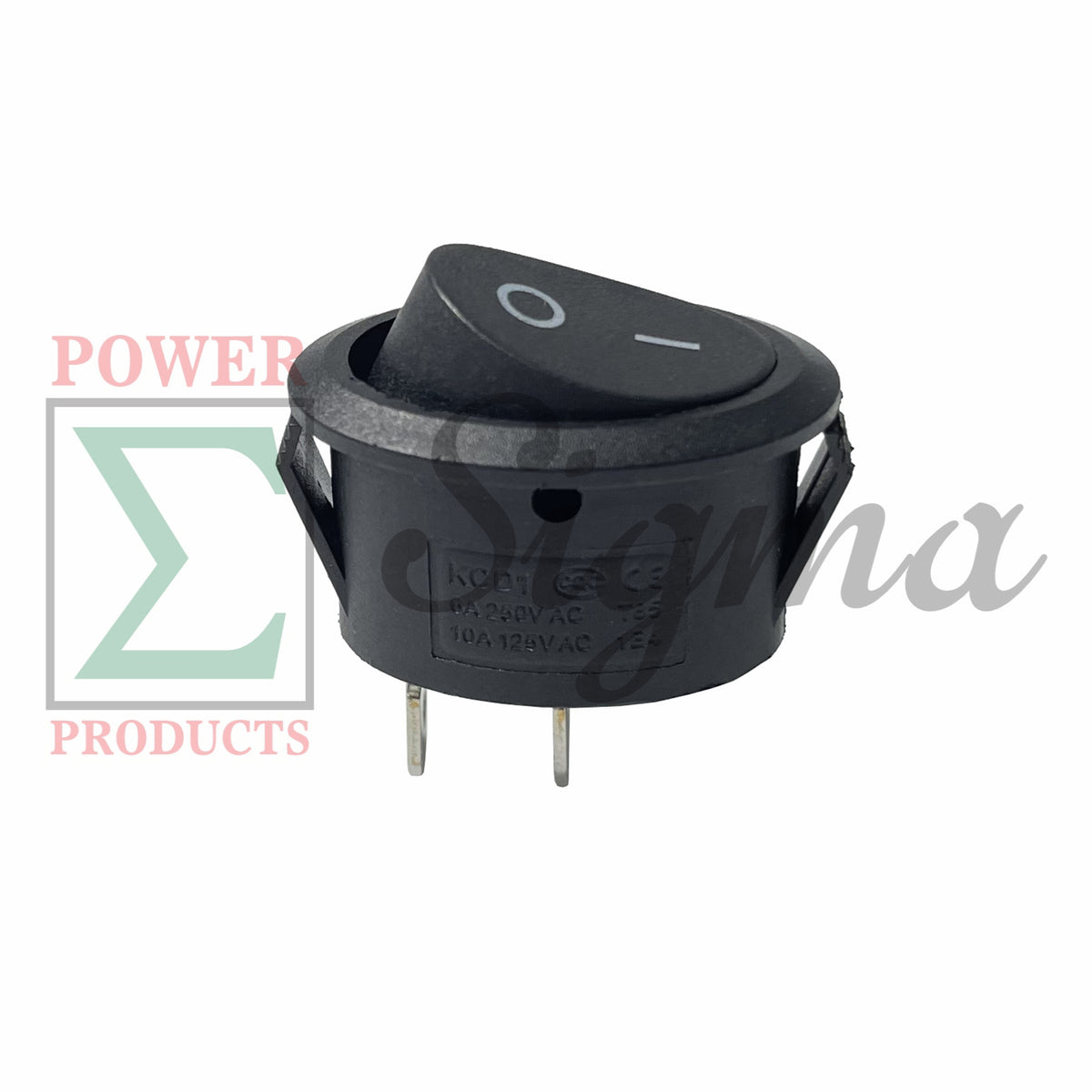 5-Pack Oval Boat Rocker Switch 2 Terminal 2 Position On/Off AC 125V/10A 250V/6A image 1