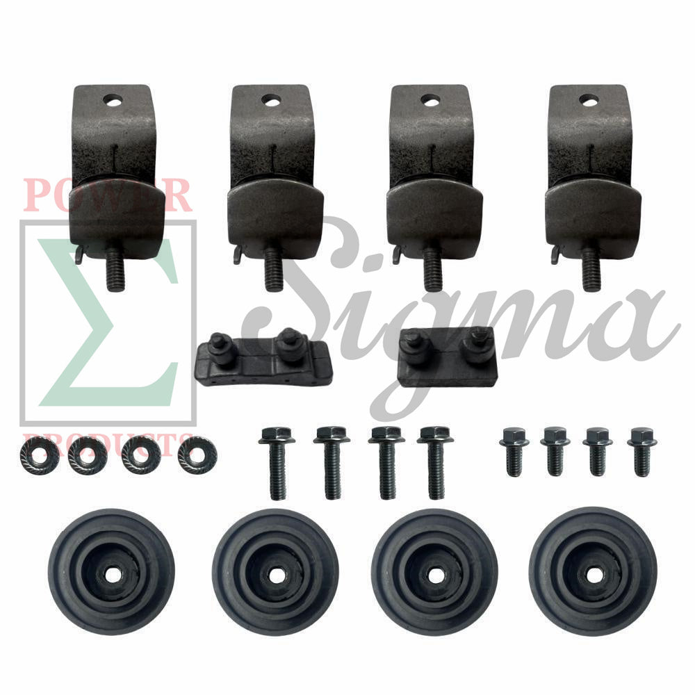 Frame Shock Absorbing Seat and Anti-Vibration Mounts with Bolts- Replacement for Pulsar PG2300iS 2300W Surge 1800 Rated Inverter Generator image 0