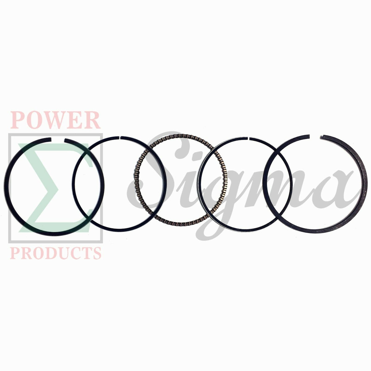 New 68mm Standard Sized 5PCS Piston Ring Set For Honda GX160 5.5 HP Gas Engine image 1