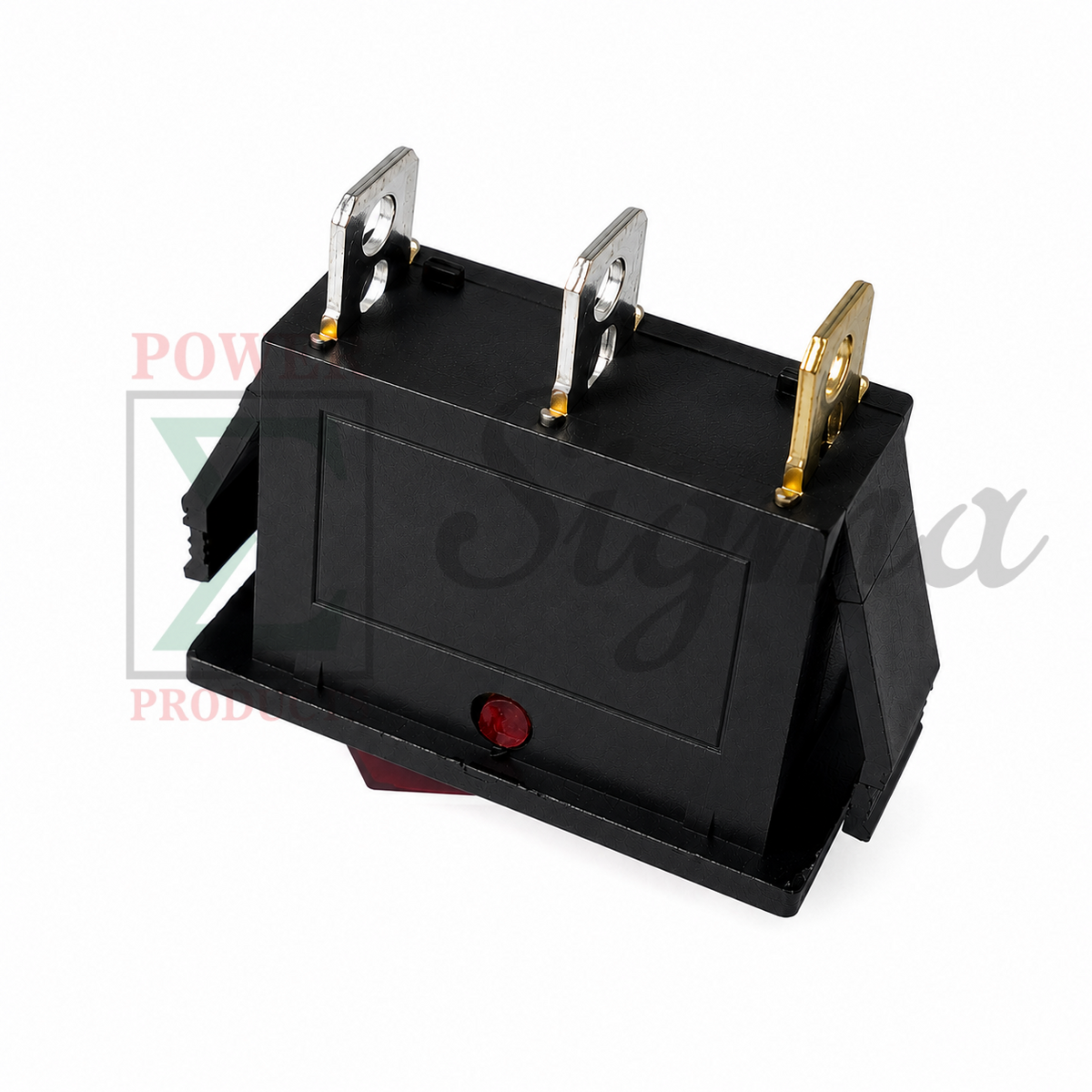 ESC Throttle On/Off Red Rocker Switch Replacement for Predator Surge 9500-Watt Inverter Generator, Fits SKU# 57080, 71365, 59188, 3-Pin 2-Position I/O Red Light Switch image 4