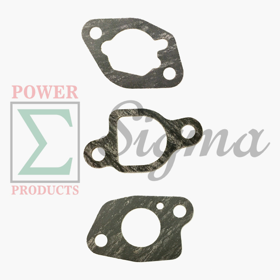 3PCS Carburetor Gaskets for Predator for Champion 4000 4375 Watts Non-Inverter Generator and 212cc 6.5HP Engine for All Power APG3012 APG3001 APG3002S for WEN  3500W 4050W 3250W 4500W 4750W for Westinghouse WGen3600c WGen3600 WGen3600v WGen3600cv image 0