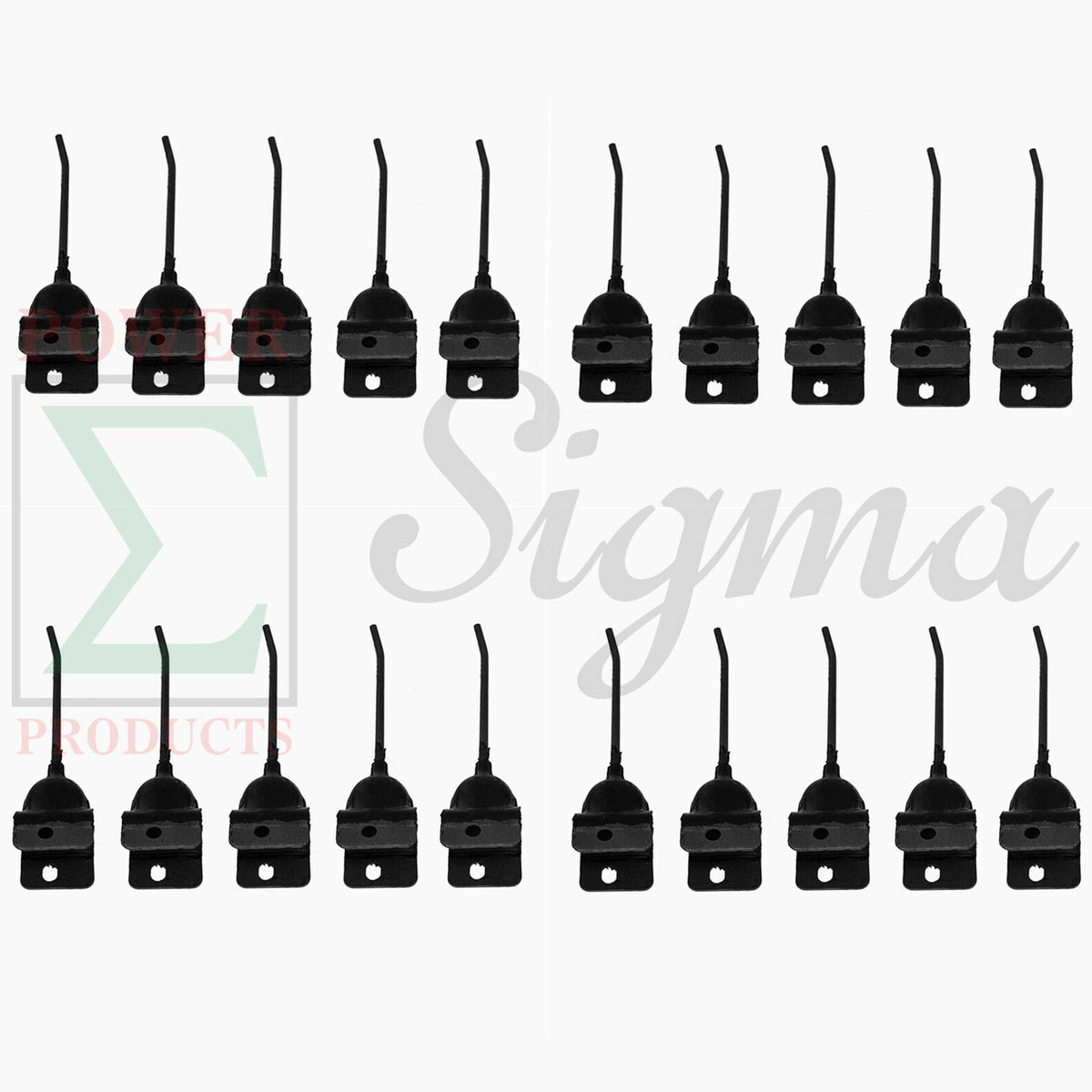 20 PCS Rubber Rake Teeth for New Holland 55 56 57 256 65609 850612 John Deere AE24953 AE47389 54 64 74 350A 640 650 652 660 662 670 671 673 851 858A 894A 896A IH AC AGCO New Idea SG300916 image 0