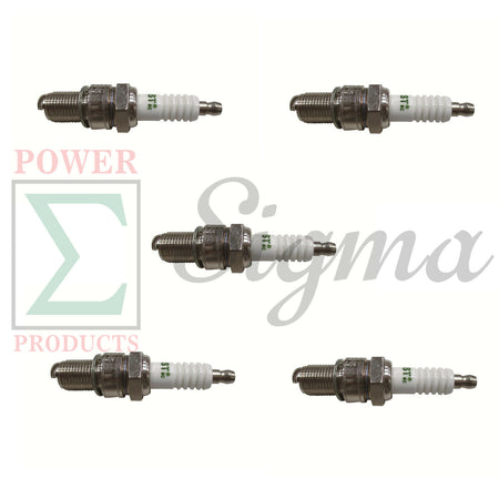5 Pack Of Spark Plugs Fits Honda GX120 GX160 GX200 GX240 GX270 GX340 GX390 image 0