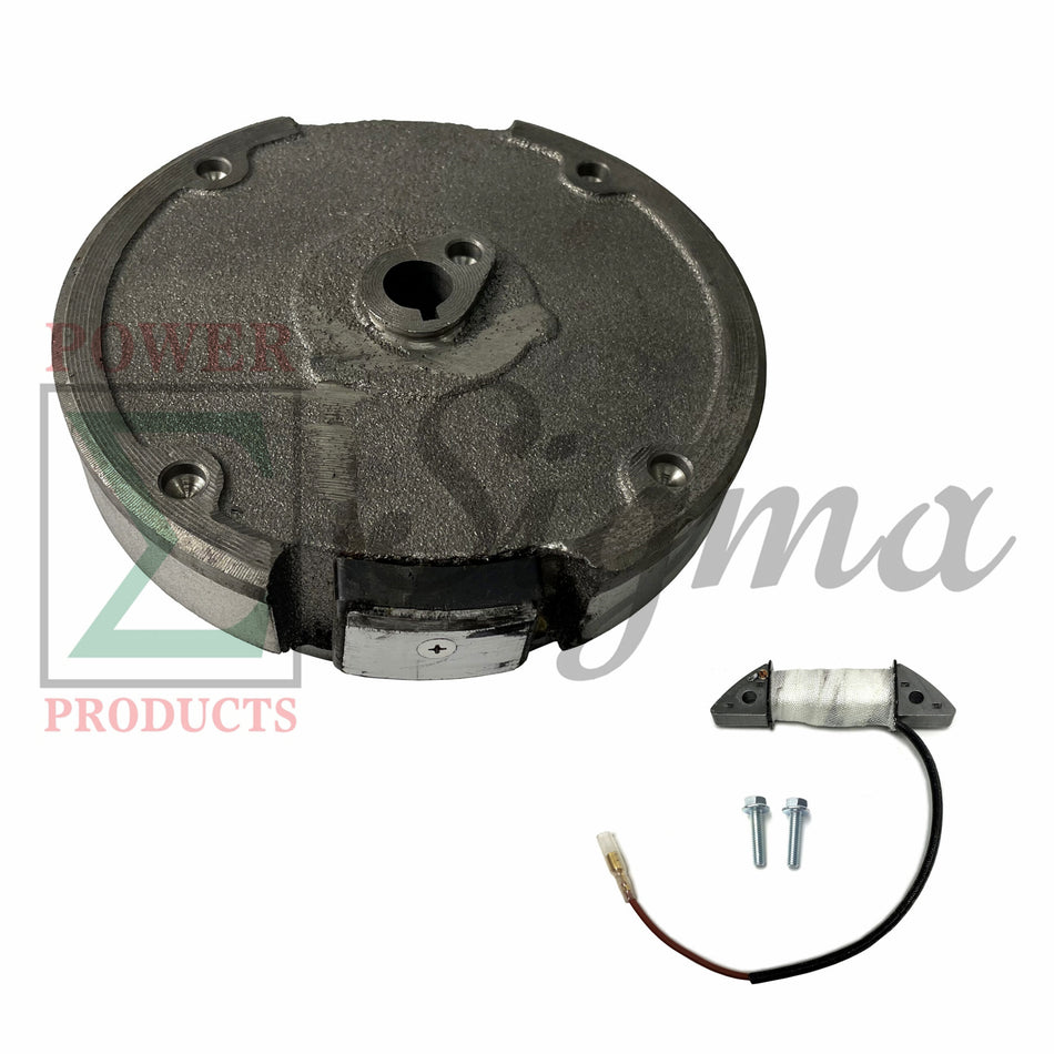 Flywheel & Charging Coil For Head Light on Predator 212CC 6.5HP Gas Engine & Coleman Powersports 163CC 196CC Mini Dirt Bike Go Kart Scooter & GX160 GX200 5.5/6.5HP Honda SnowBlower image 0