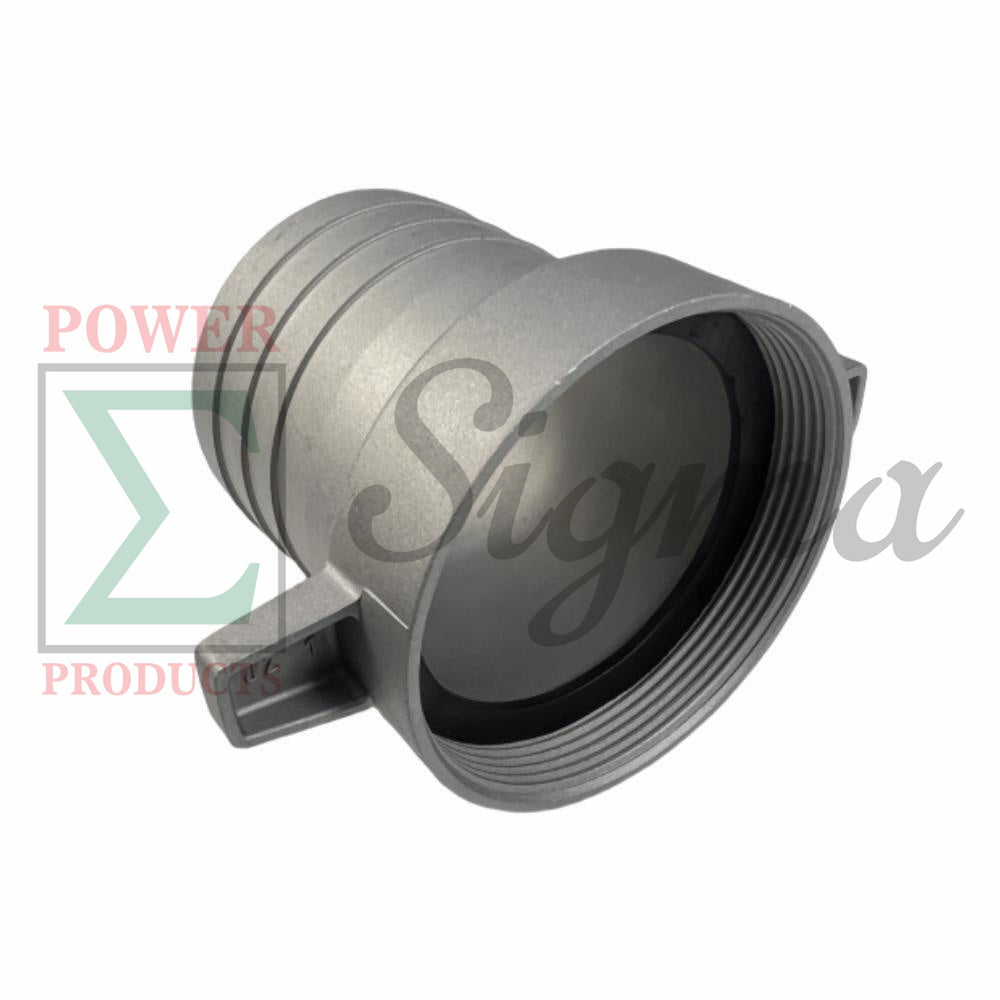 4" Inch Female Hose Connector with NPT Thread / Pin Lug / Hose Shank / Coupling with O-ring Seal image 0