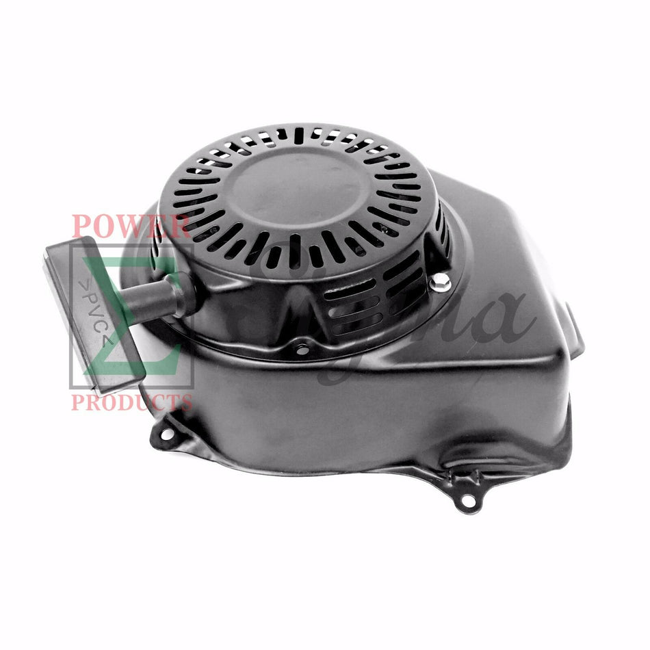 Replaces HONDA GX160 GX200 RECOIL PULL STARTER W/ SHROUD COVER 19610-ZB2-601ZE image 0
