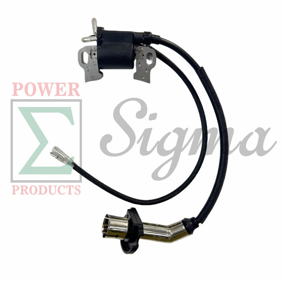2-Wire Ignition Coil and Spark Plug for PREDATOR 9500-Watt Inverter Generator For DuroMax XP9000iH XP9500iH 459cc Dual Fuel Inverter Generator For GENMAX GM9000iE GM9000iED GM9000iEDC
