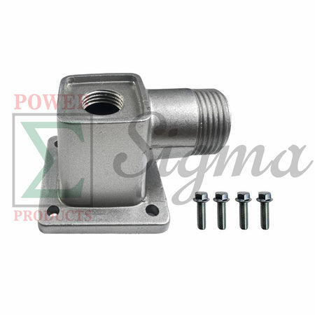 Outlet with Bolts for Predator 1” in.79cc Gasoline Engine Clear Water Pump NPT Thread—Fits SKU# 63404 56161 image 0