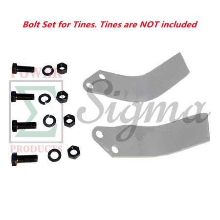 Tine Bolt Nut Washer Heavy Duty 84 Sets Replace King Kutter Rotary Tiller Tine Bolt Set Replaces 505084 For TG60/TG-G60 5' Wide Tillers image 1