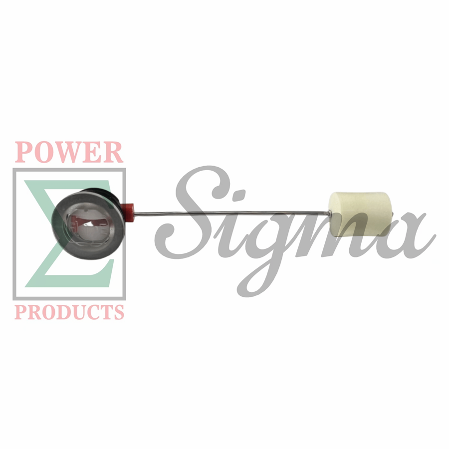Push-in Round Fuel Level Gauge with 6-5/32” Arm for CAT RP5500 RP6500E RP7500E RP8000E for Generac GP5500 GP6500(E) GP7500E GP8000E RS5500 RS7000E RS8000E XT8000E Replaces 130LG 0H9005 0K09150112 image 0