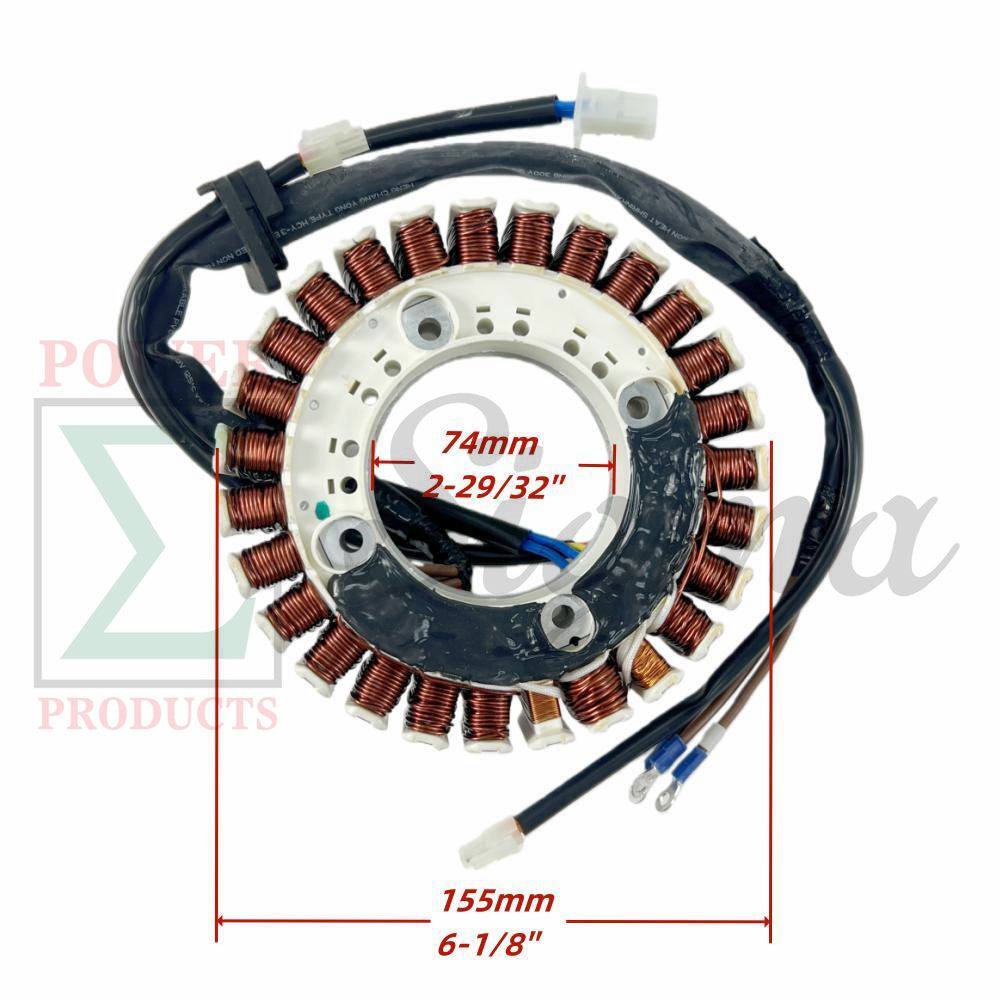 Stator Rotor/Motor Assembly-Compatible Replacement for Predator Inverter Generators 3500-Watt Surge / 3000-Watt Running (SKU# 71358, 59137) image 1