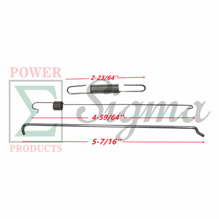 Throttle Control Springs For Harbor Freight Predator 1" IN. Water Pump 79cc 99cc 3HP Engine 1800/1400 Watts Generator For Coleman Powersports 98cc 100cc CK100-S CT100U Go Kart Scooter Mini Bike image 1