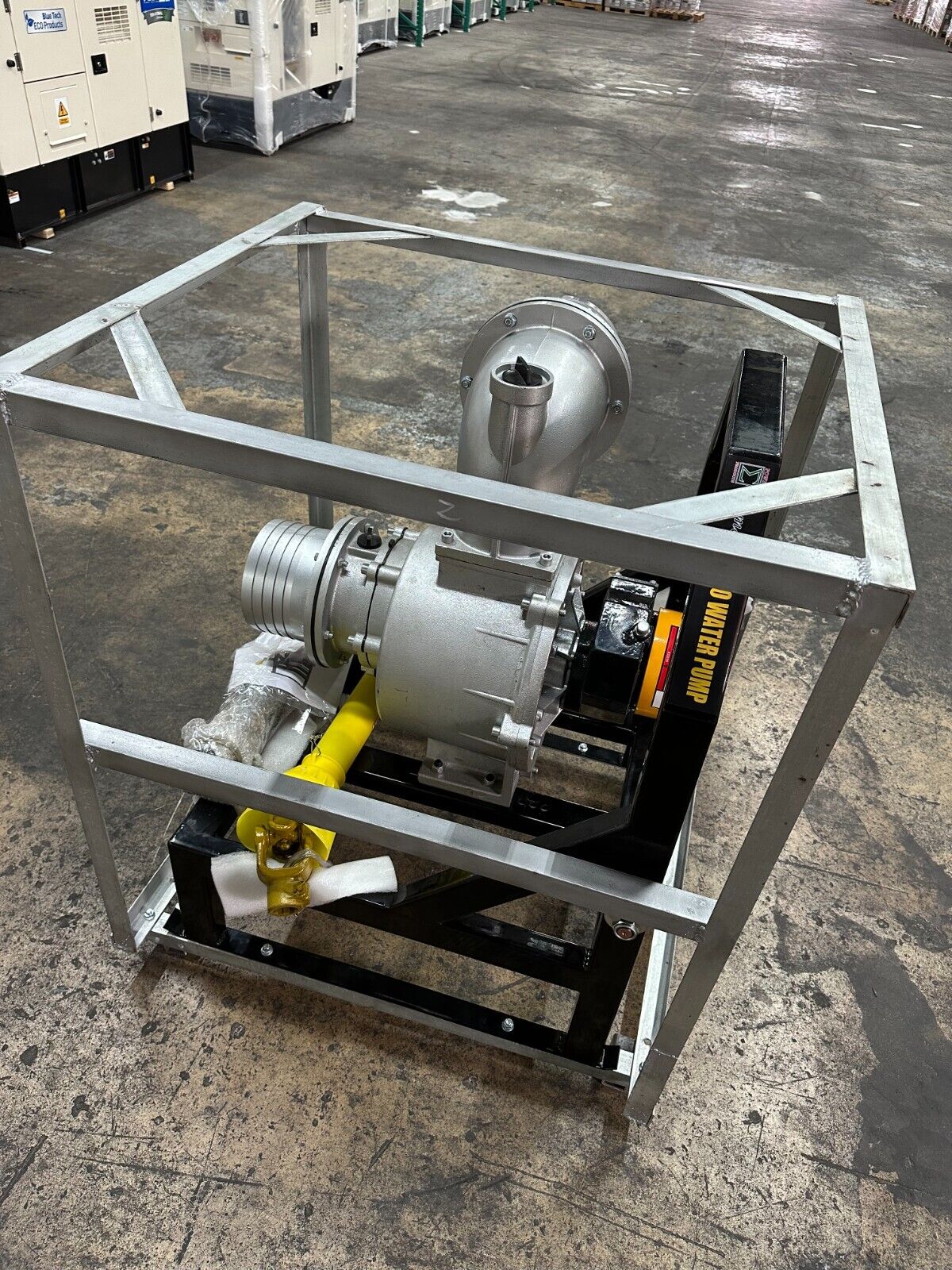 Tractor-Driven 3PT Hitch PTO-Powered Gear Drive Water Pump 8" Inch With 33-inch Long Shaft  With 100 Feet 4 Bar Discharge Hose image 2
