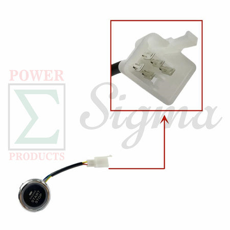 Engine Start Stop Push Button Switch Replacement for Westinghouse Generators – Fits WGen3600DF, WGen3600DFc, WGen5300, WGen5300c, WGen7500, WGen7500c, WGen7500DF, WGen7500DFc image 1