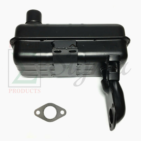 New Muffler and Gasket Fits Yanmar L100 & Chinese 186F 10HP Diesel Engine image 0