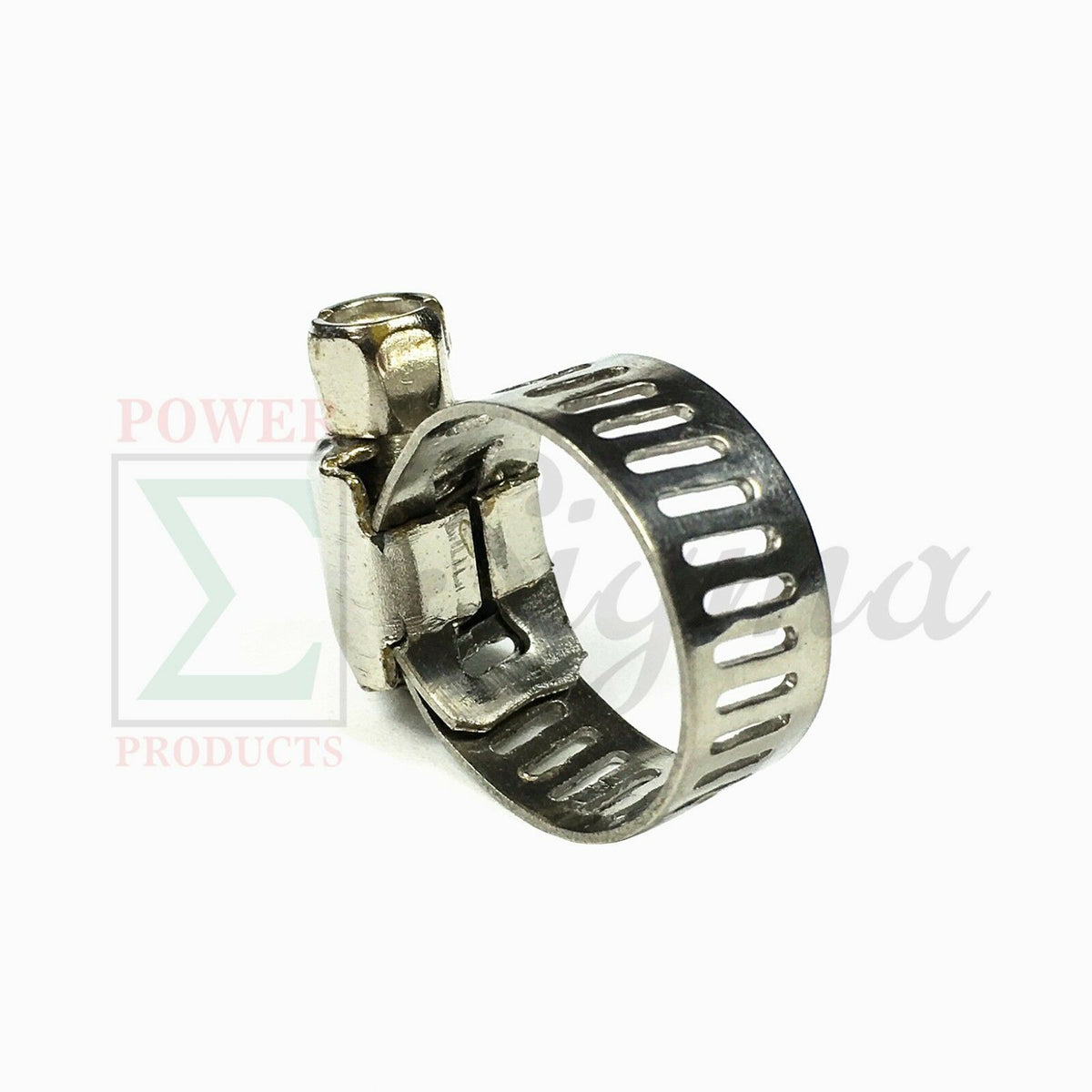 50PCS 1/2"-3/4" Adjustable Stainless Steel Drive Hose Clamps Fuel Line Worm Clip image 1