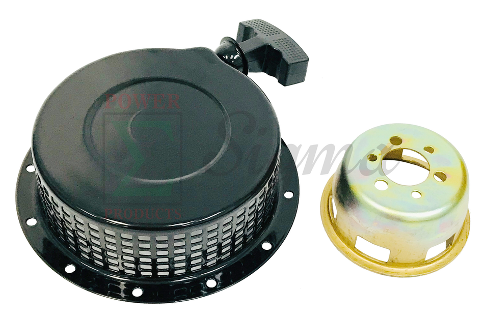 New Recoil Starter with Pulley for Yanmar Diesel Engine L70 L70AE L70EE 114880-76050 114880-76250 L60E L60AE 714880-76820 714880-76830 76821 for 5-7HP 296CC 178F 178FE 306CC 178FA 178FAE Diesel Engine