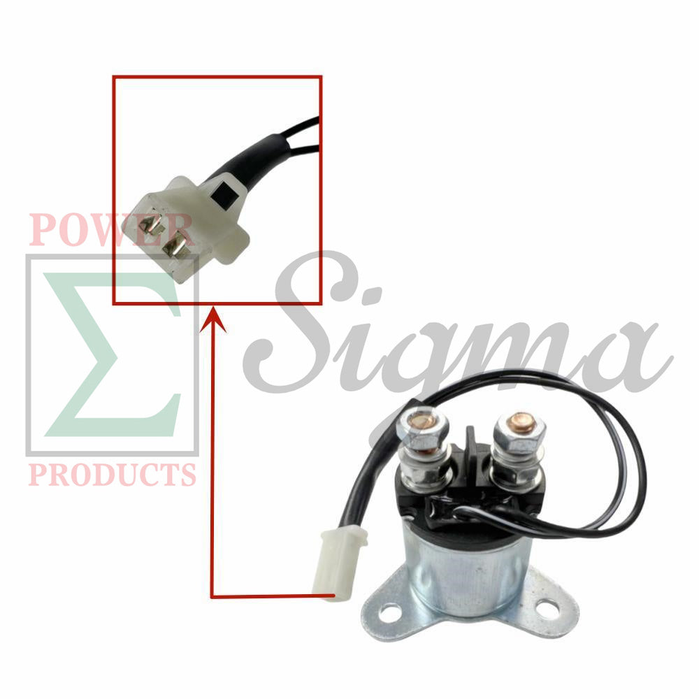 Engine Starter Solenoid with bolts--Compatible Replacement for PREDATOR Inverter Generators 9500-Watt Surge / 7600-Watt Running (SKU# 71365, 59188) image 3
