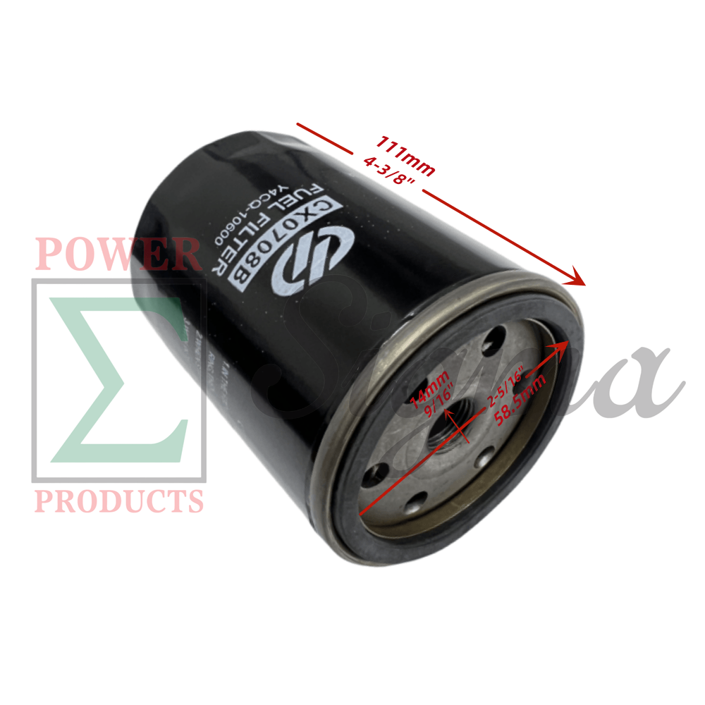 Universal Fuel Filter CX0708B Y4CQ-10600 Replaces Yangdong Y495D Diesel Engine image 1