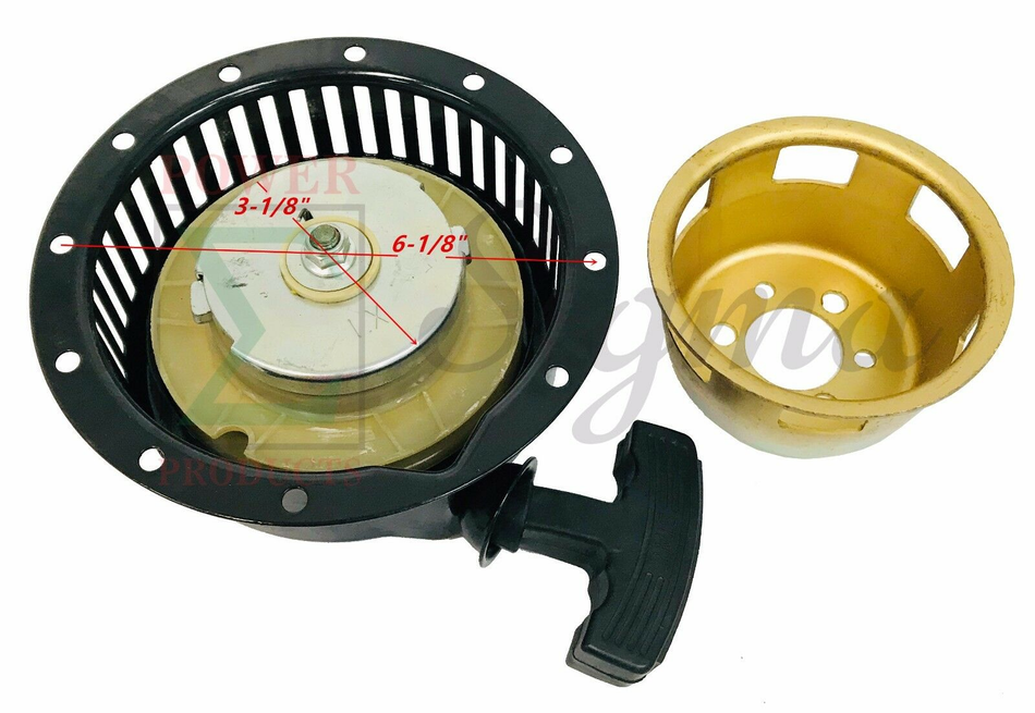 Recoil Starter for 211CC 170F 170FE 219CC 170FA 170FAE China Diesel Engine Motor for Yanmar L48N L48V Engine Motor Diesel Generator 114299-76250 for Yanmar Diesel L48 L48EE 114260-76050 114260-76250