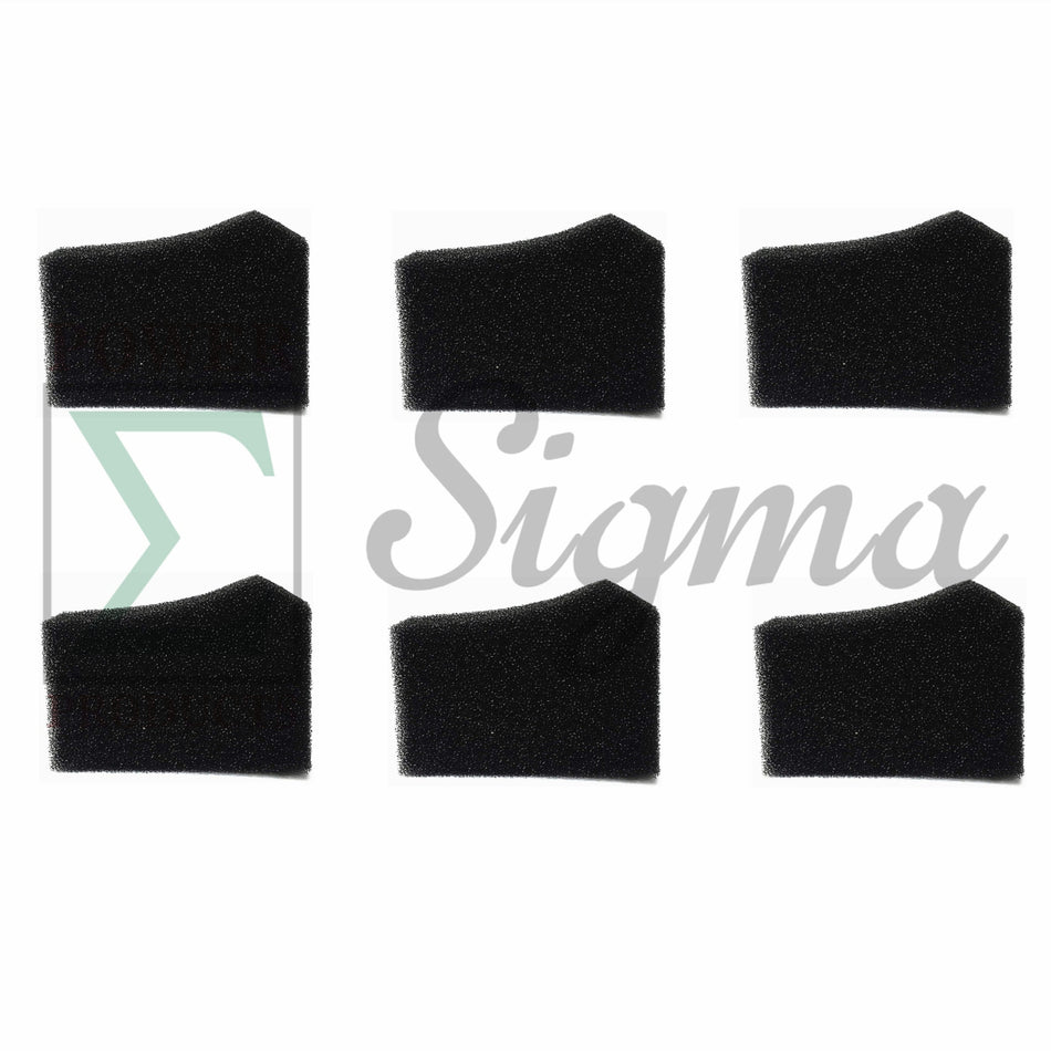 6PCS Air Filter Element for Harbor Freight Tail Gator 63025 63024 For Storm Cat 60338 66619 69381 For CHICAGO Electric 66619 700/900W 800 900 Watts 2-Stroke 2-Cycle 63cc 64cc Gas Generato image 0