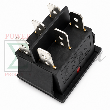 Direct Replacement 6 Pin On Off Black Switch Rocker For Predator 1800W 4000W 4375W 6500W For Champion 3500/4000W Open Frame Inverter Generator For Generac 0H3375028 Manual Recoil Start image 6