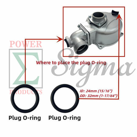 10PCS Pump Gasket O-Ring Mechanical Seal For DuroMax 3" In. XP650WP 7HP 220GPM For Pulsar 3" IN Semi-Trash 6.5HP Gas Water Pump PWP30 For 3-Inch Clean Water Pump image 5