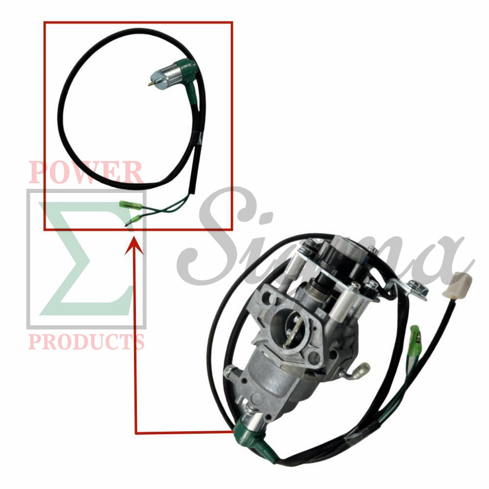 Carburetor Solenoid Replacement for PREDATOR Open Frame Inverter Generators 8750W Surge / 7000W Running (SKU# 71340, 59190) image 1