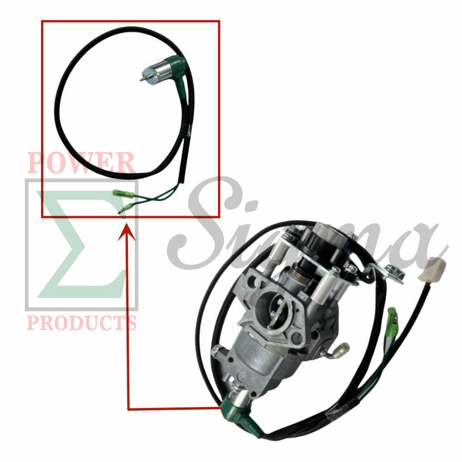 Carburetor Solenoid Replacement for PREDATOR Open Frame Inverter Generators 8750W Surge / 7000W Running (SKU# 71340, 59190) image 1