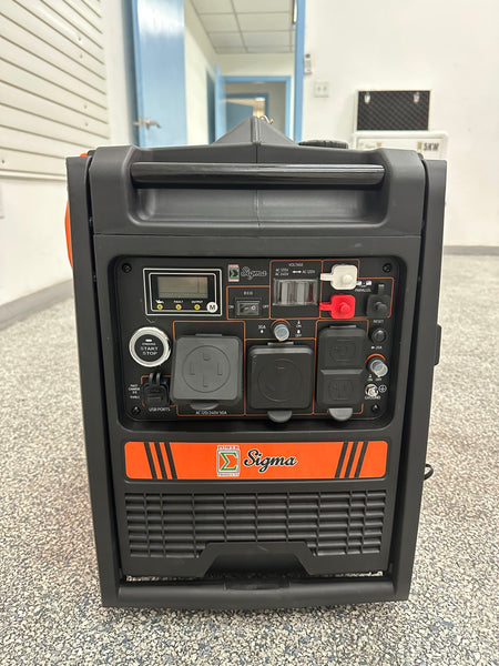 Sigma Dual Fuel 6500 Watts Inverter Generator Super Quiet CO Alert Parallel Ready image 2