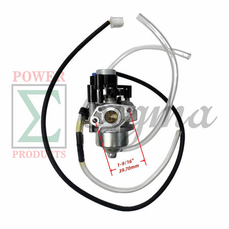 Carburetor with Gaskets and Fuel Line - Replacement for PREDATOR Inverter Generator Surge 1400 Watt SKU# 71342, 59186, 57063 image 2