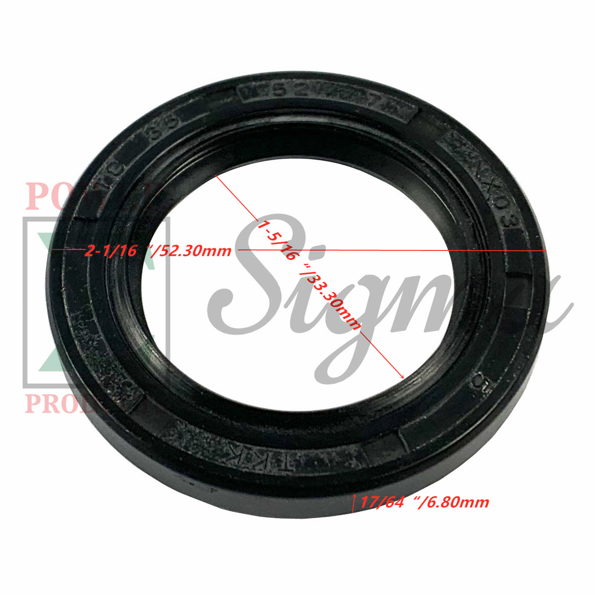 2 PCS Crank Case Crank Shaft Oil Seal For Honda GX340 11HP GX390 13HP 35X52X8 image 4