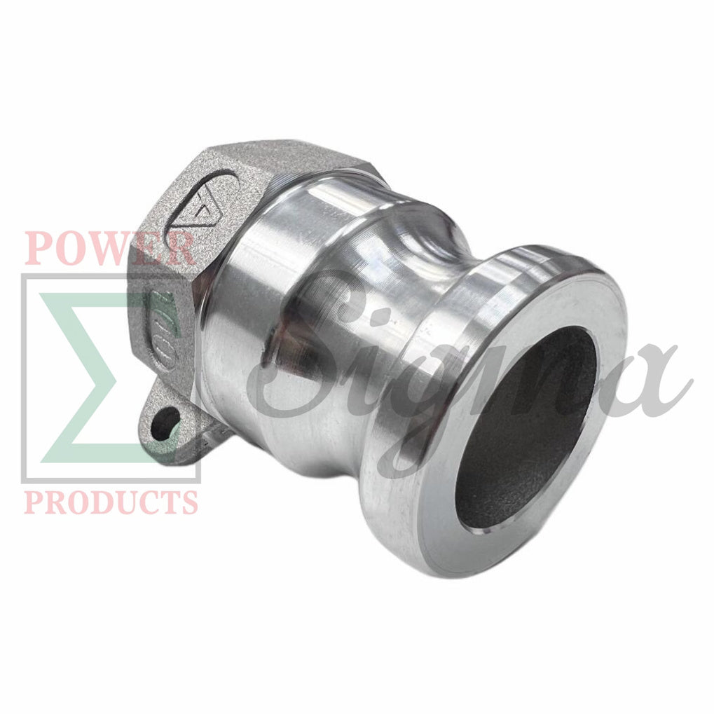 Sigma Aluminum Type A Cam and Groove Couplings / 1-Inch Quick Connect & Disconnect Fittings/ Hose Camlock Fittings--1" Male Camlock Adapter x 1" Female NPT Thread image 1