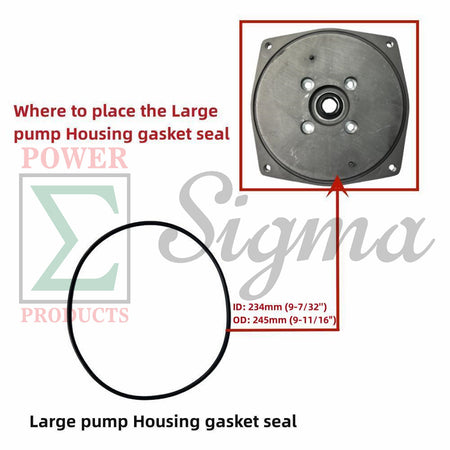 Pump Repair Gasket O-Ring Kit For DuroMax XP904WP 9HP 427GPM 4 In. Gas Water Pump For Kipor Kama 4" In. 4-Inch 100MM 10HP 186F Diesel Water Pump KDP40 KDP40T image 4