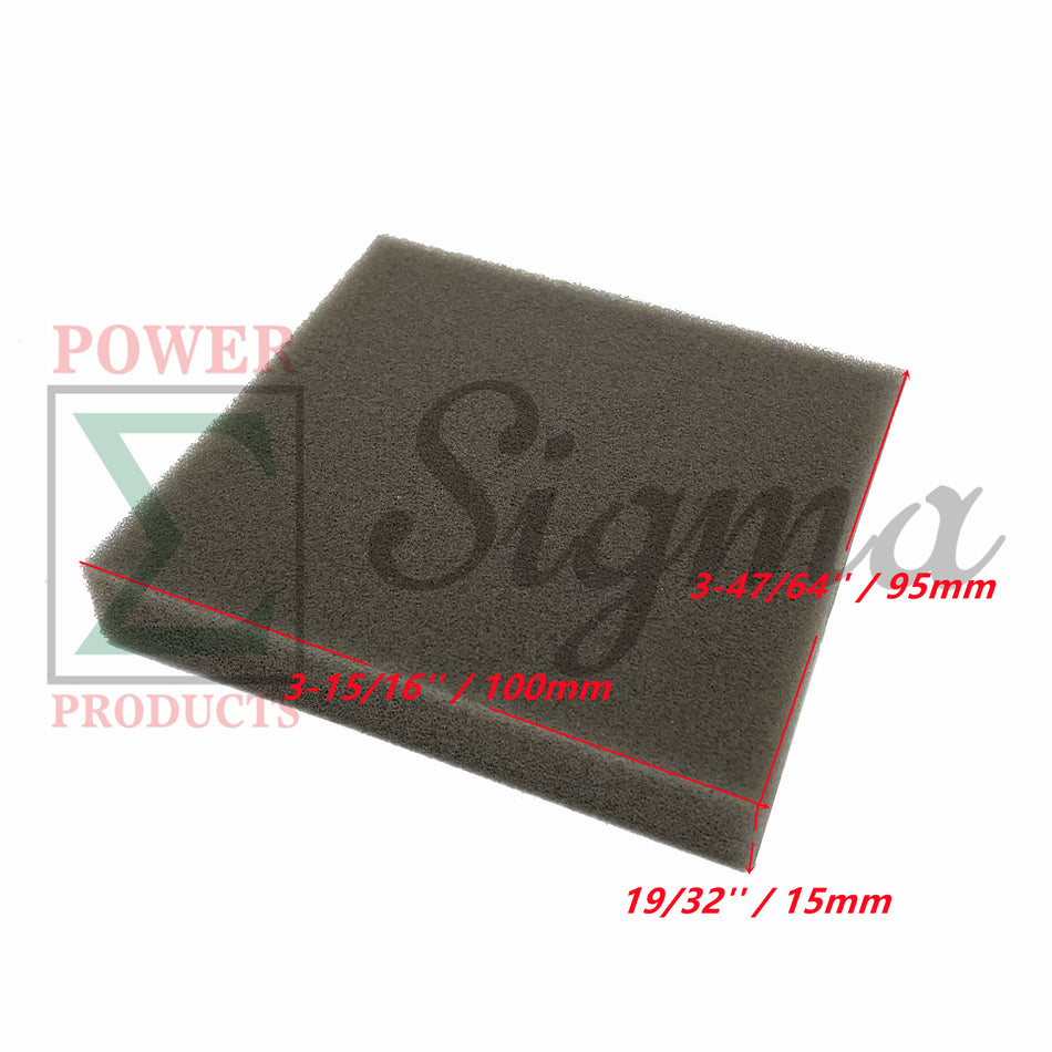 Square Shaped Air Filter Sponge Cleaner Element For Harbor Freight Tools Predator 6.5HP 212CC Gas Engine image 1
