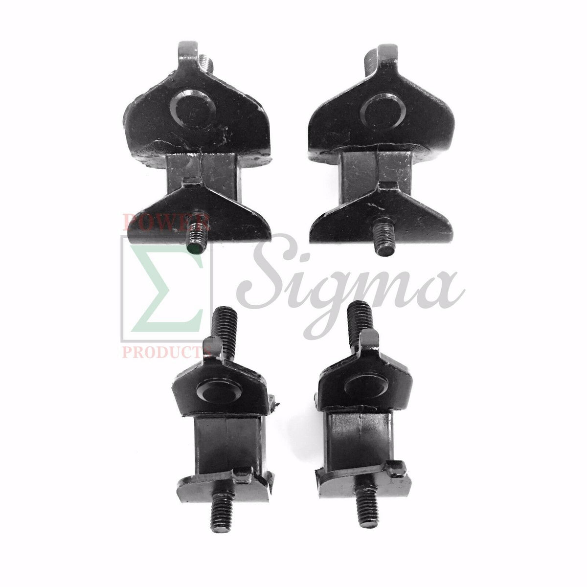 4 PCS (2pcs Thicker Mounts 2pcs Thinner Mounts) Anti Vibration Generator Rubber Mounts For 11HP 13HP 5500W 6500W 7000W 7250W 7500W 8500W 8750W 9000W 9500 Watts Gas Generator image 1