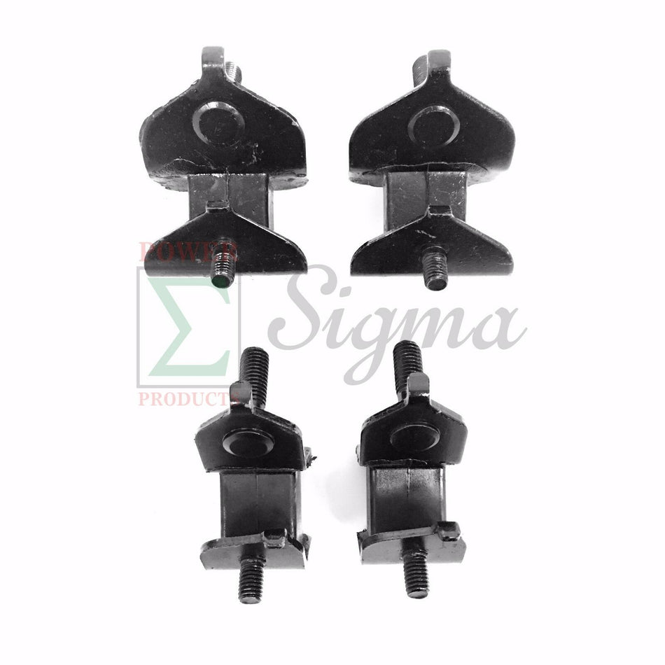 4 PCS (2pcs Thicker Mounts 2pcs Thinner Mounts) Anti Vibration Generator Rubber Mounts For 11HP 13HP 5500W 6500W 7000W 7250W 7500W 8500W 8750W 9000W 9500 Watts Gas Generator image 1