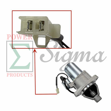 Engine Starter Motor with Solenoid and Bolts --Compatible Replacement for PREDATOR Inverter Generators 9500-Watt Surge / 7600-Watt Running (SKU# 71365, 59188) image 2