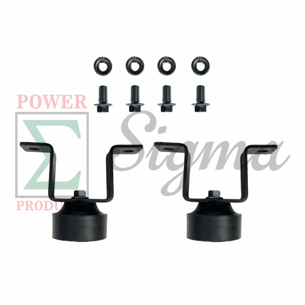 2PCS Rubber Feet Support with Bolts & Nuts for 10" Wheel – Compatible with Harbor Freight Predator Generator (Non-Inverter Models) image 0