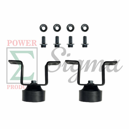 2PCS Rubber Feet Support with Bolts & Nuts for 10" Wheel – Compatible with Harbor Freight Predator Generator (Non-Inverter Models) image 0