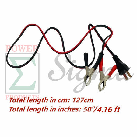 2PCS 12V DC T-Plug 15AWG 4.16ft Battery Charging Cable 8-15A for Honda Generator EU1000i EU2200i (excluding the latest Bluetooth model) EU3000i EM500 EM600 Replaces 32650-892-010AH 32660-894-BCX12H image 2
