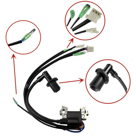 7-Wire Ignition Coil and Spark Plug For Predator 3500-Watt Inverter Generator with CO Sensor Alert image 2