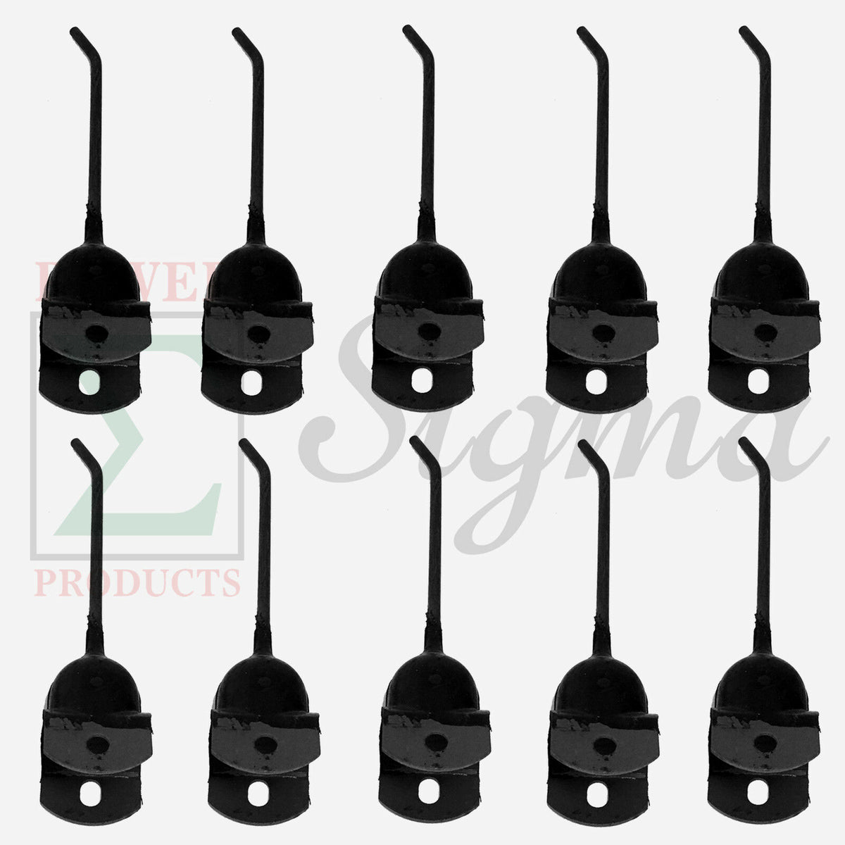10 Rubber Rake Teeth For John Deere Vermeer R-9 R-23 R24 700 705 AE56204 2888001 image 0