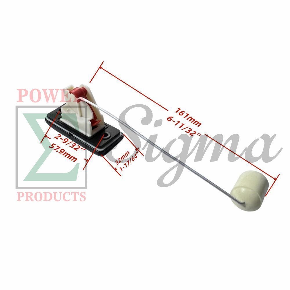 Fuel Gauge Rectangluar 153mm Arm Replaces 0H1345 for Generac XG7000E XG8000E XG10000E for WGen9500 WGen9500DF WGen12000DFc WGen12000DF Generator for Duromax XP12000EH XP12000E XP12000HX XP13000E XP13000EH image 1
