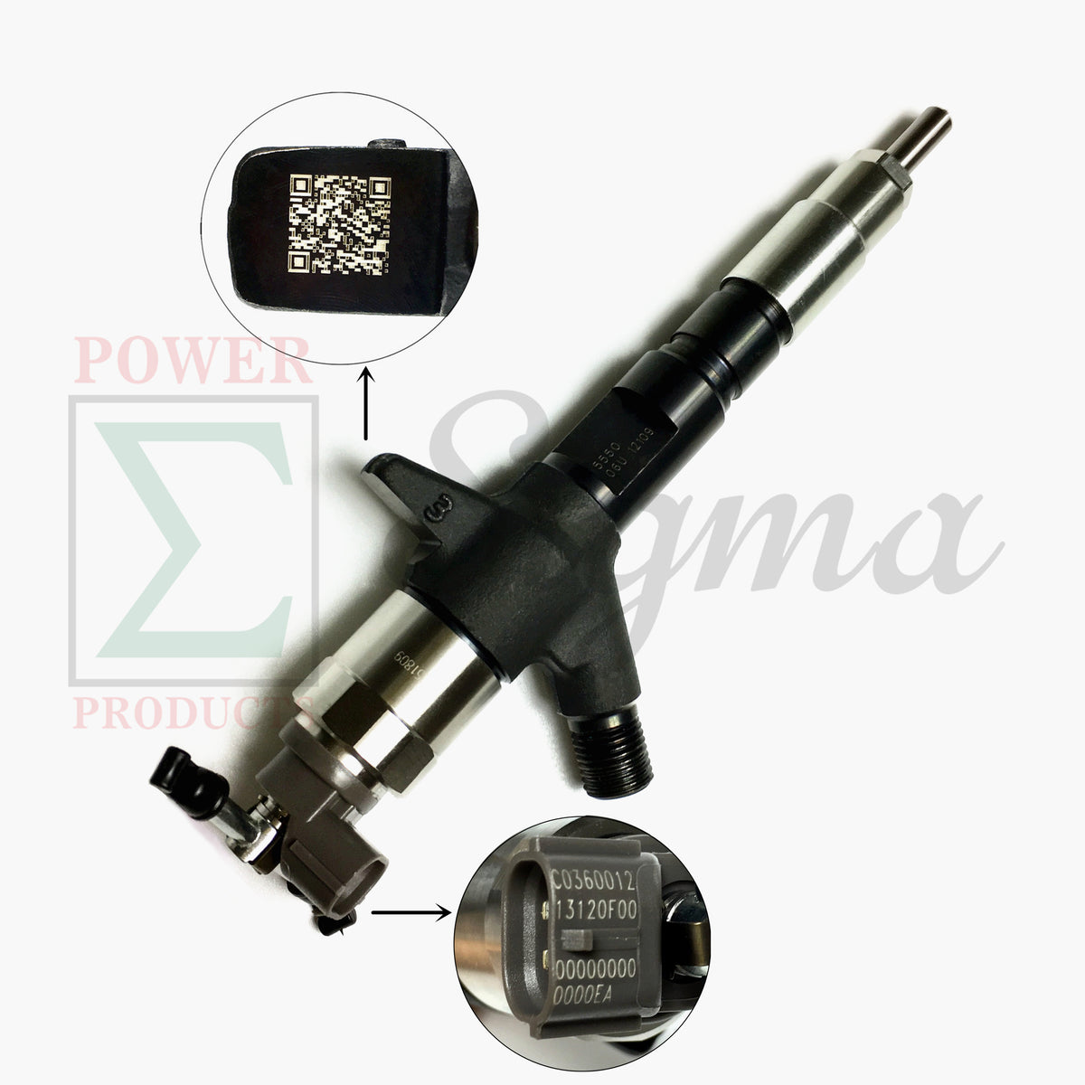Sigma Denso Common Rail Injector 095000-5550 For Hyundai Excavator 33800‐45700 image 10