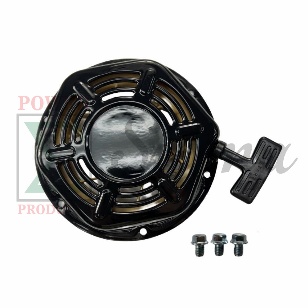 Recoil Starter with bolts for Predator 8HP 301cc OHV Shaft Gas Engine 62553 62554 & 5500/6500 Watt Gas Generator 63966 and 3” Inch Full-Trash Pump 56718 for DEWALT 3800PSI DXPW60604 Pressure Washer image 0